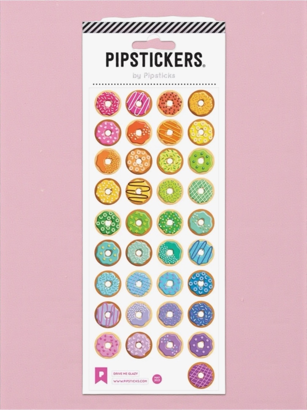 Donut Sticker Sheet NWT Pipsticks Cute Kawaii Planner Scrapbook Stickers
